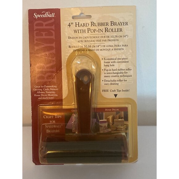 Scrapbook Supply Graphite Paper Hard Rubber Brayer Roller Jewelry Fishing Wire - Picture 2 of 11